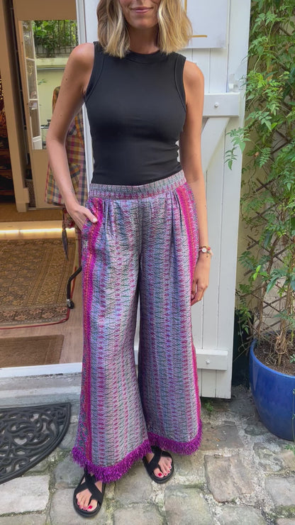 Pantalon en Kantha